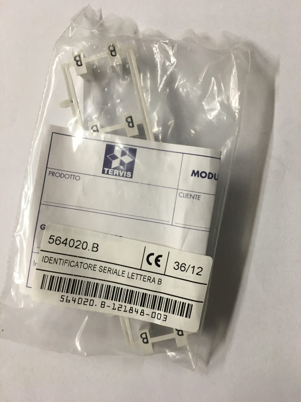 Identificatore "B" sistema seriale (pezzo) - immagine 1