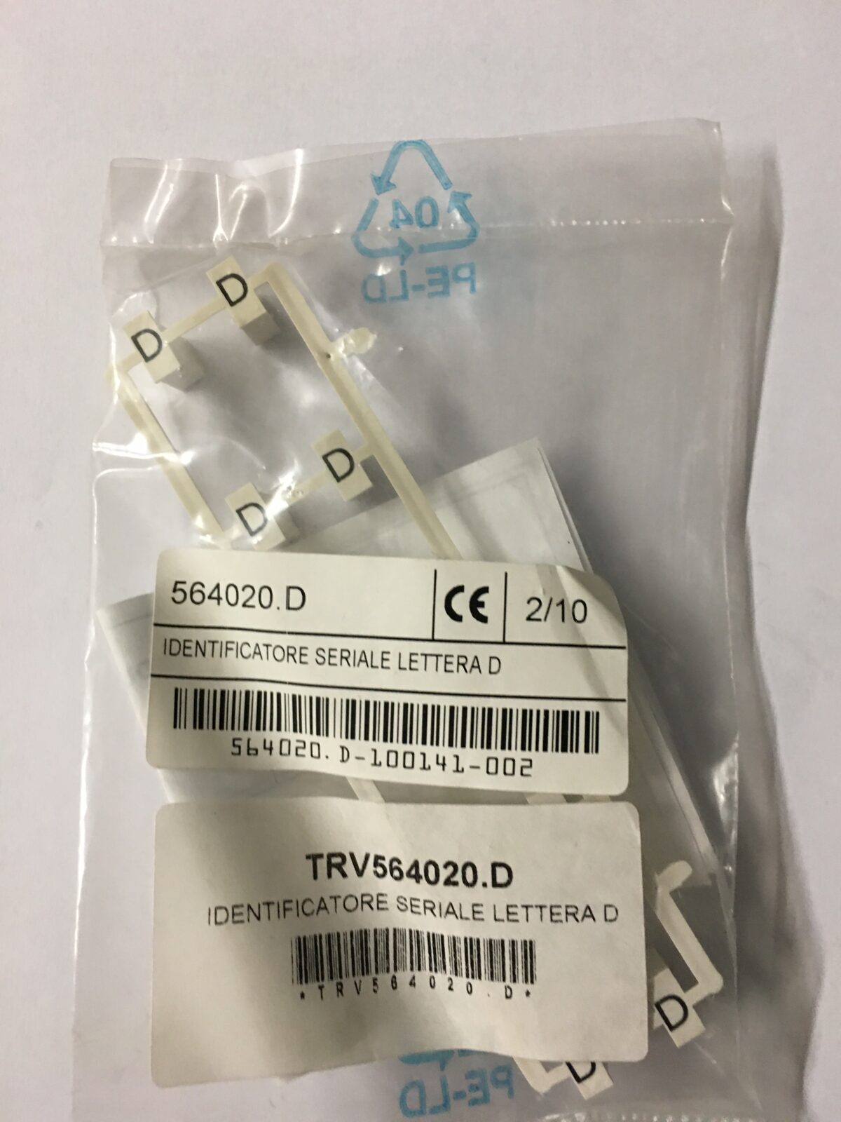 Identificatore "D" sistema seriale (pezzo) - immagine 1