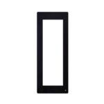 DPF NF Placca frontale alluminio anodizzato finitura Nero opaco