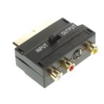Adattatore Video-Scart M/ 3x RCA F+S-VHS F
