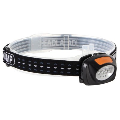 EHL11 Lampada da testa 4+3 LED bianchi/rossi - immagine 1