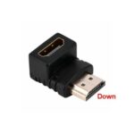 Adattatore HDMI maschio-HDMI femmina, 90° tipo Down