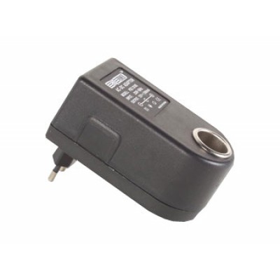 Adattatore 230Vac-12Vdc-0,9A Plug Accendisigari