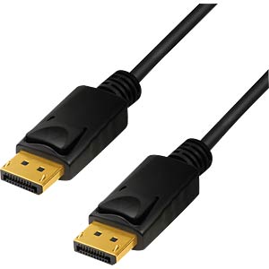 02582 Cavo DisplayPort spina su entrambi i lati 3 mt nero - immagine 1