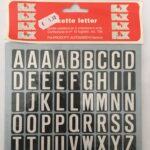 Etichette autoadesive per la composizione di scritte FIX