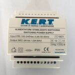 Alimentatore switching modulare DIN100+240Vac 24Vdc 1.5A K.E.R.T.