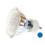 Faretto Led GU10 luce Blu 240Vac 15 leds