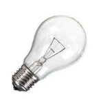 Lampadina ad incandescenza 24-25V Goccia Chiara E27 60W Radium