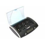 Carica e scarica batterie rapido con LCD e uscita USB