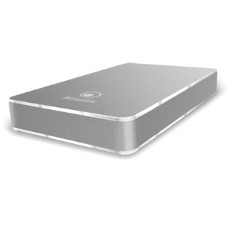 A06HDE213S Box esterno 2.5'' SATA interf.USB3.0, Silver Atlantis - immagine 1