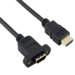 Cavo da HDMI maschio a HDMI femmina da pannello 50cm