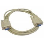 Cavo DB9 NULL Modem Femmina/Femmina 2mt