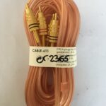 Cavo audio da 2 maschi RCA a 2 maschi RCA ,contatti placcati oro, 5mt