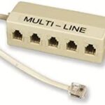 Multipresa con 5 plugs+cavo beige Electraline