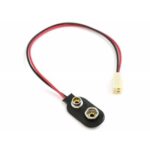 Cavetto per batteria 9 V terminante con connettore Molex a 2 pin. Lunghezza 12,7 cm.
