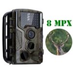 Fototrappola da 8MPX con sensore di movimento e led IR
