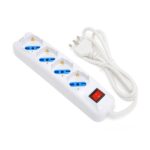 Multipresa rete universale 4 posizioni con interruttore