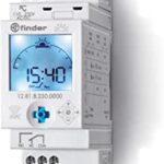 Interruttore orario astronomico digitale settimanale NFC modulare