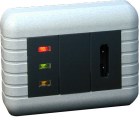 Inseritore per chiave digitale a contatti  3P  con led sia parete che incasso