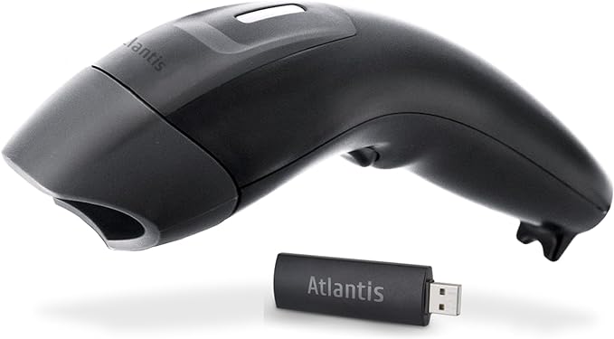 ls1552 Lettore Barcode WIRELESS Atlantis A08-LS1552-W tecnol.laser,Sens.650nm - immagine 1